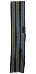 A Handloomed Length of Cotton: Wide Stripes and Patches