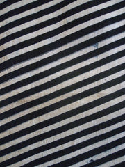 A Length of Blurred and Rustic Katazome: Diagonal Stripes