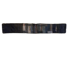 A Hand Made Rustic Money Belt: Scraps of Wool Suiting Material