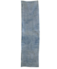 A Length of Indigo Dyed Shibori: Suji or Pleated