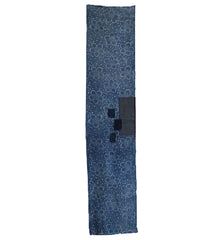 A Beautifully Patterned Cotton Boro Length: Faded Katazome