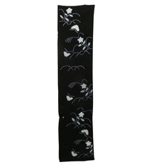 A Length of Northern Shibori: Grasses, Flowers and Butterflies