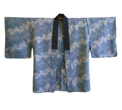 A Stunning 19th Century Katazome Jacket: Complex Resist Dyed Patterning