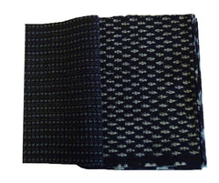 A Book of 15 Kasuri Swatches: Indigo Dyed Cotton #5