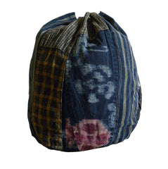 A Rustic Pieced Komebukuro: Hand Written Tag