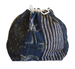 A Beautifully Designed Komebukuro: Hemp or Ramie Cloth