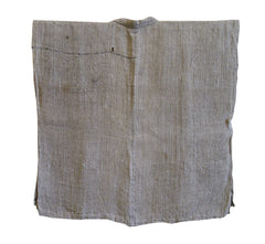 A Rustic Undyed Hemp Han Juban: One Narrow Line of Indigo Cotton