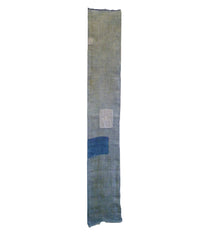 A Length of Rustic Hand Plied Hemp Kaya: Patched Mosquito Netting
