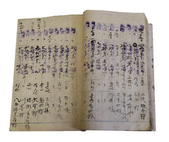 An Old Accounting Book: Kanji