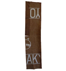 A Resist Dyed Hanten Panel: Western Writing and Kaki Shibu