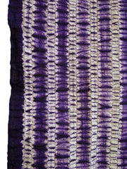 A Length of Taiten Shibori: Vibrant Purple Color