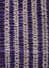 A Length of Taiten Shibori: Murasaki