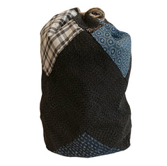 A Pieced Cotton Drawstring Bag: Judicious Use of Tone and Pattern