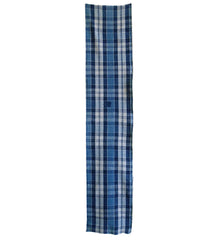A Length of Hand Spun Cotton Plaid Cloth: Thread Flavor