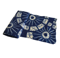 A Full Bolt of Indigo Dyed Shibori: Umbrella Pattern