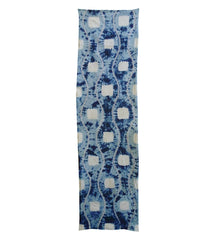 A Length of Shibori Dyed Cotton: Tatewaku and Squares