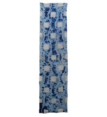 A Length of Two Tone Shibori: Tatewaku and White Blocks