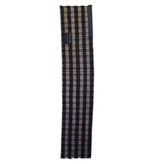 A Patched Plaid Length: Unusual Colors and Hand Spun Cotton Yarns