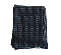 A Book of 15 Kasuri Swatches: Indigo Dyed Cotton #2