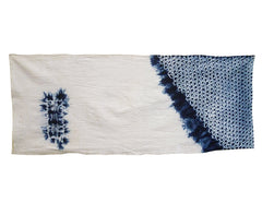 A Meiji Era Shibori Dyed Cotton Hand Towel: Shop's Tenugui