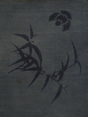 A Curious Obi Shin: Two Overdyed Complete 19th Century Tenugui