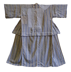 An Unusual Terry Cloth Boro Yukata or Juban: Repaired