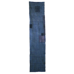 A Length of Patched Rustic, Hand Woven Cotton: Beautiful Hand Spun Yarns