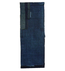A Length of Hand Spun Cotton Boro: Beautifully Rich Indigo Tone