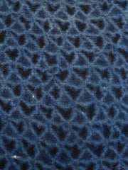 A Length of Old Blue on Blue Shibori: Miura on Hand Spun Cotton