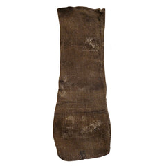 A Rustic, Thickly Woven Hemp Bag: Lots of Mending and Patching