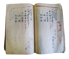 A Thick Daifukucho or Ledger Book: Hand Bound