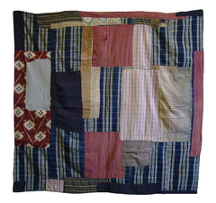 A Large, Layered, Mid-Century Boro Kotatsugake: Cottons