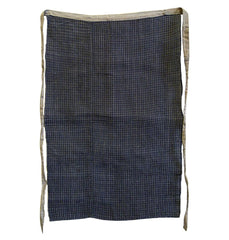 A Indigo Dyed Hemp or Ramie Apron: Beautiful Old Cloth