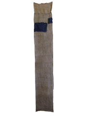 A Length of Thickly Woven Rustic Hemp Boro: Cotton Patches