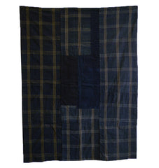 A Layered and Hand Repaired Rug-Weight Cloth: Recycled Cottons
