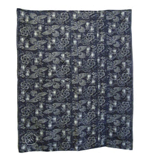 A Furoshiki of Pieced Jofu: Finely Woven Hemp or Ramie Cloth