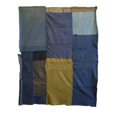 A Multi-Colored Boro Panel: Lightweight Cottons