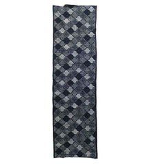 A Length of Katazome Cotton: Pine Bark Pattern
