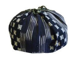A Large Cotton Komebukuro: Drawstring, Piece-Constructed Bag