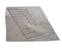 A Odd-Shaped Roof Tile Drawing: Geometry