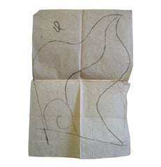 A 19th Century Hand Drawn Roof Tile Design: Studio in Ise