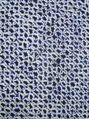 A Length of All Over Tied Shibori: Indigo Dyed Cotton