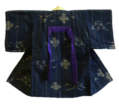 A Baby Kimono: Kasuri and Faux Shibori Katazome with Semamori