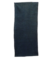 A Length of Indigo on Indigo Miura Shibori: Hand Spun Cotton