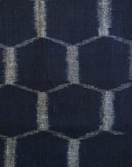 A Length of Weft-Based Kasuri: Tortoiseshell