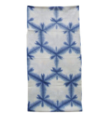 A Clamp Dyed Shibori Diaper: Hexagons and Flowers