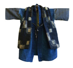 A Small Child's Complete Outfit: Padded Vest and Two Under Kimono