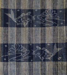 A Length of Extremely Beautiful 19th Century Egasuri: San'in Weaving