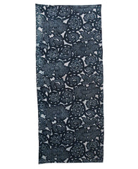 A Length of Jishiro Katazome: Bold Deeply Toned Pattern