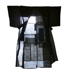 A Patched, Boro Hemp Kimono: Translucent